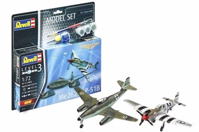 1:72 Model Set Combat Set Me262 & P-51B