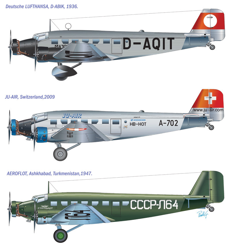 1:72 JUNKERS JU-52 3/m ""TANTE JU""