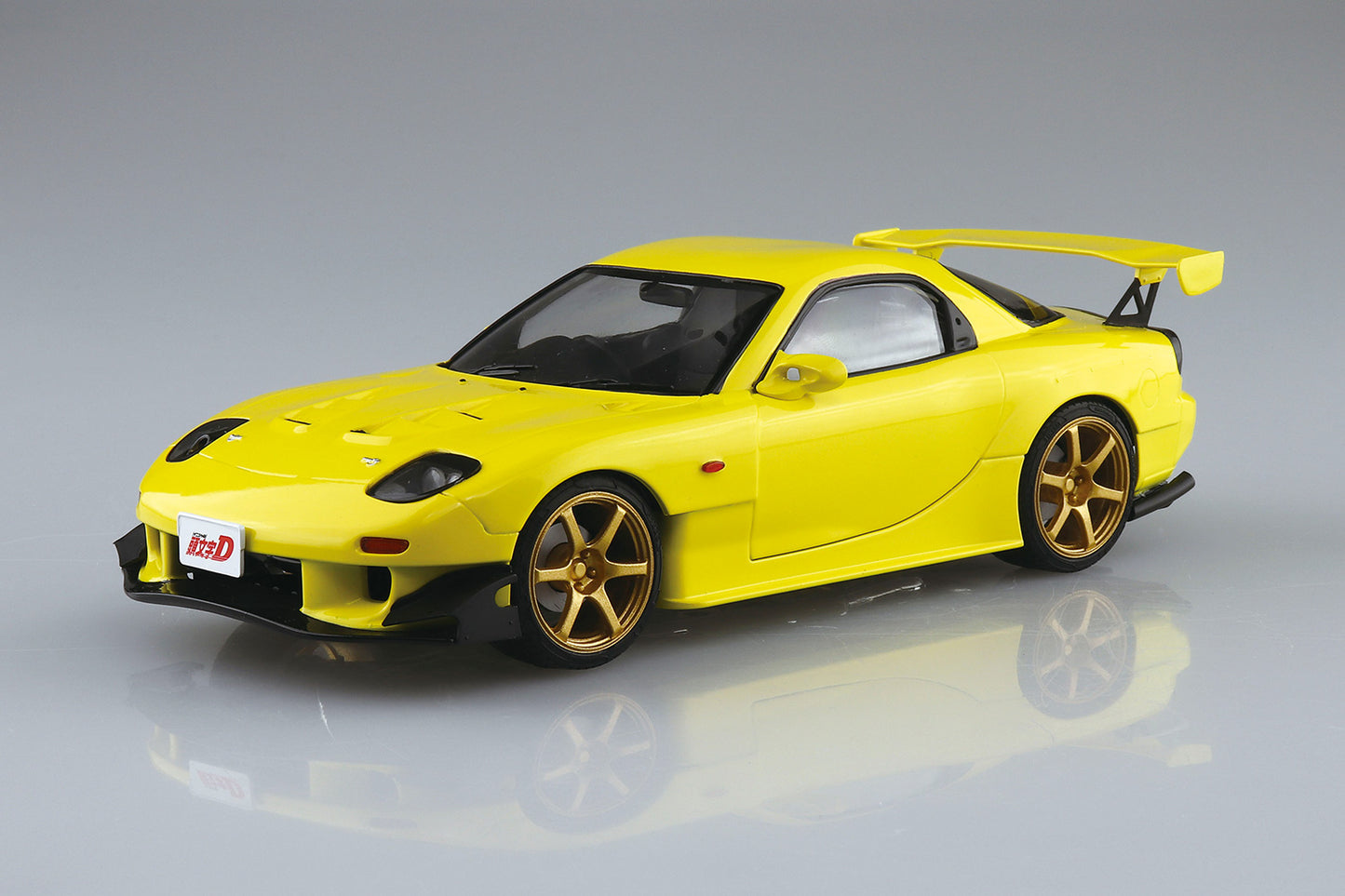 Aoshima 1/24 Pre-Painted Initial D Takahashi Keisuke FD3S RX-7 Project D Comics Vol.28 Ver. Model Kit