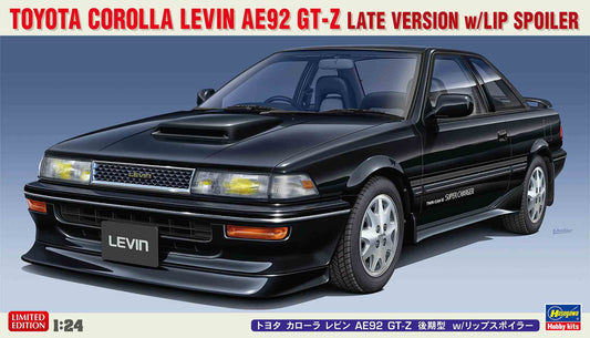 Hasegawa 1/24 Toyota Corolla Levin AE92 GT-Z Late Version w/ Lip Spoiler