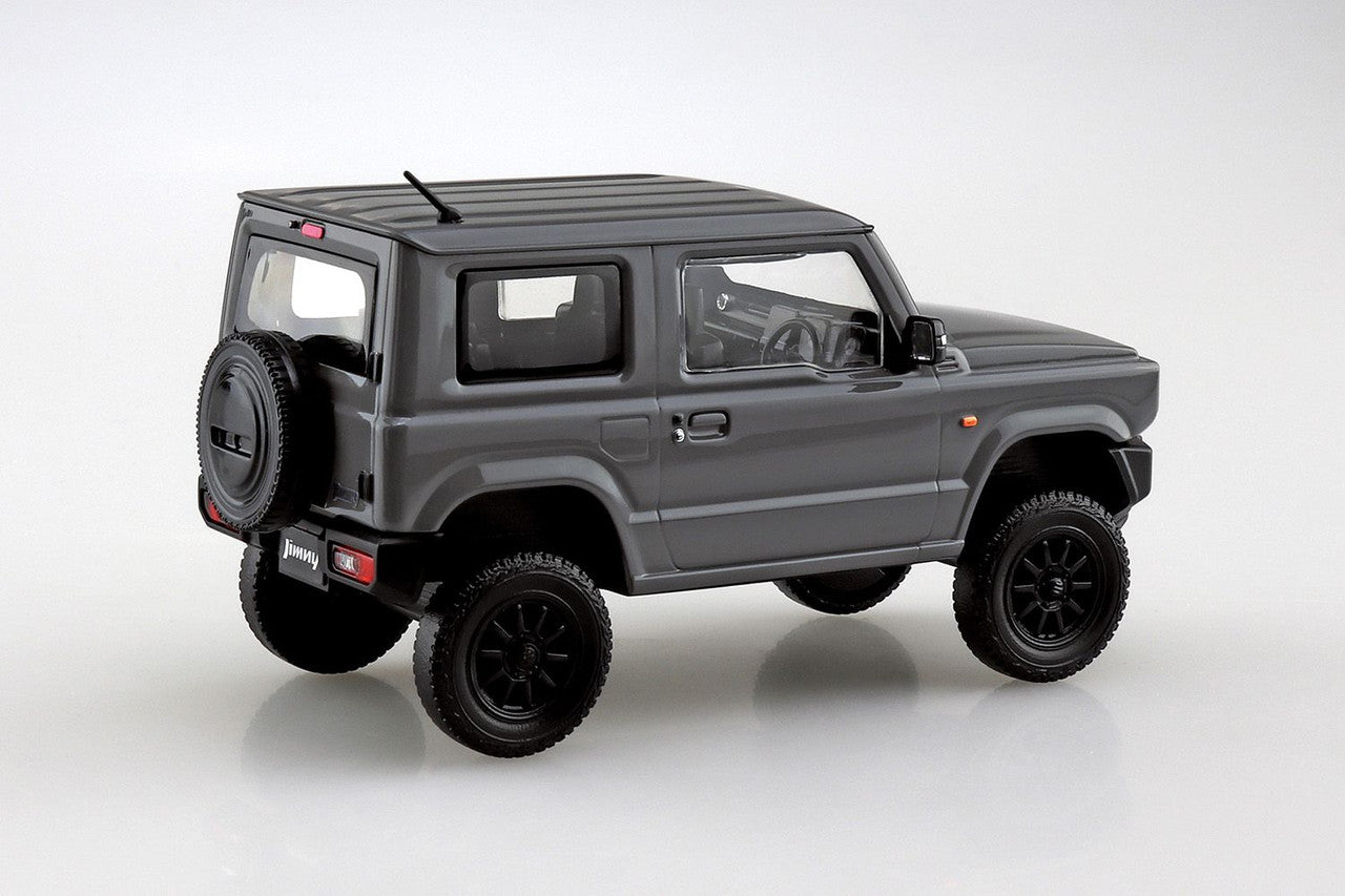 Aoshima 1/32 SNAP KIT #08-SP2 Suzuki Jimny Custom Wheel (Medium Gray)