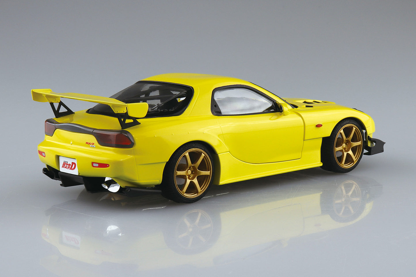 Aoshima 1/24 Pre-Painted Initial D Takahashi Keisuke FD3S RX-7 Project D Comics Vol.28 Ver. Model Kit