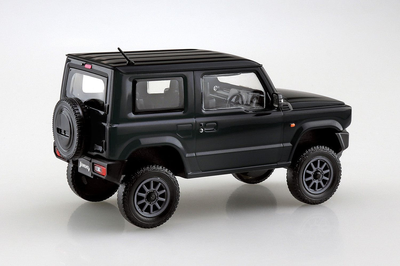 Aoshima 1/32 SNAP KIT #08-SP3 Suzuki Jimny Custom Wheel (Bluish Black Pearl3)