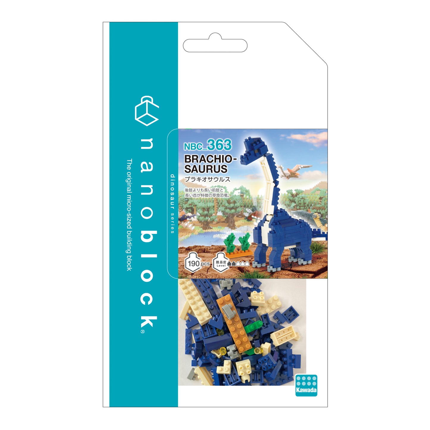 Nanoblock Collection Series Brachiosaurus "Dinosaurs"