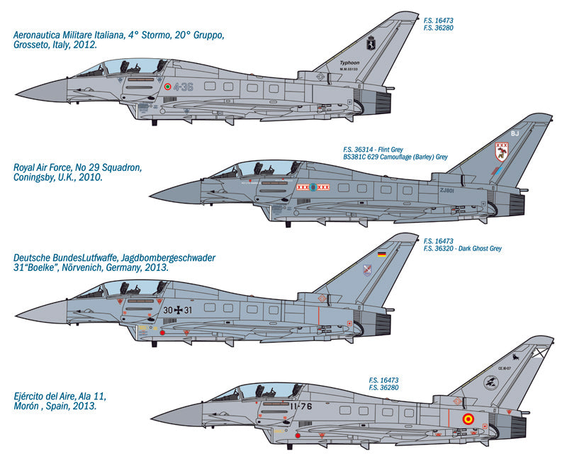 1:72 EF 2000 TYPHOON with seater