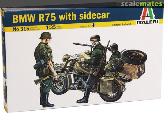 1:35 BMW R75 with Sidecar