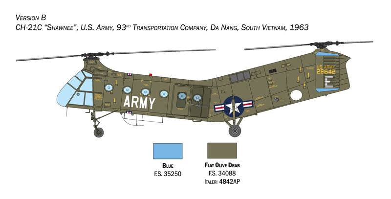 1:48 H-21C "FLYING BANANA" GUNSHIP