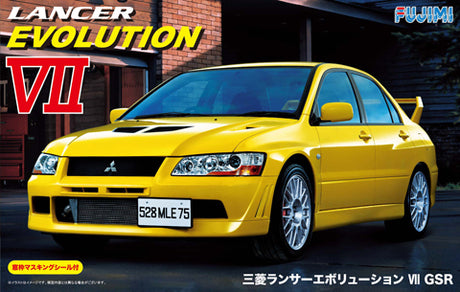 Fujimi 1/24 Mitsubishi Lancer Evolution VII GSR with Window Frame Masking