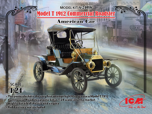 ICM 1/24 Model T 1912 Commercial Roadster, American Car