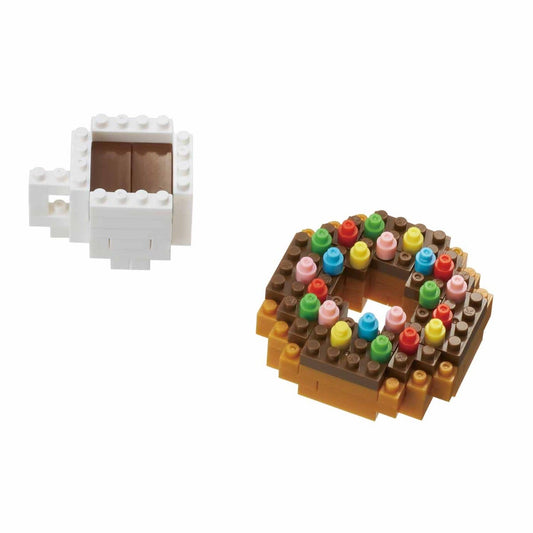 Nanoblock Collection Series Donut and Coffee "Foods"