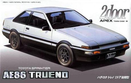 Fujimi 1/24 Toyota AE86 Trueno 2-door APEX Late