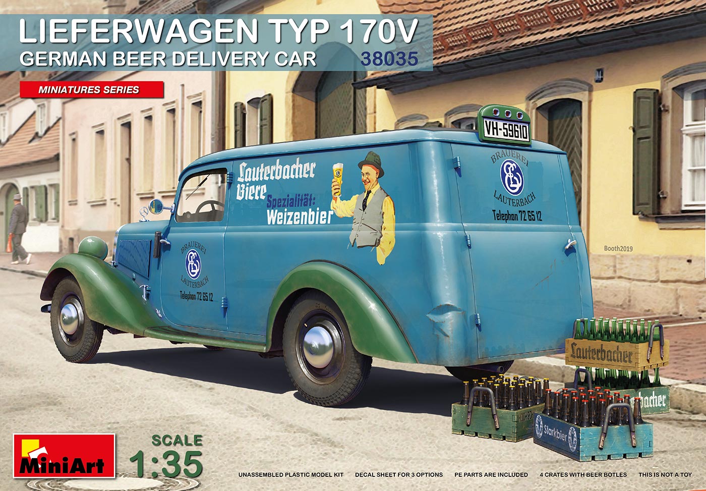 MiniArt 1/35 Lieferwagen Typ 170V German Beer Delivery Car