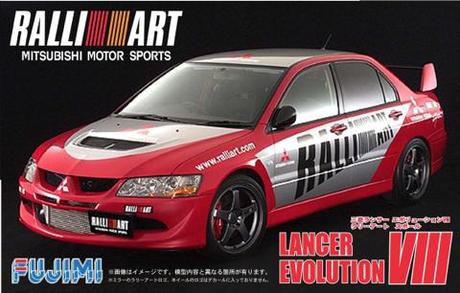 Fujimi 1/24 Mitsubishi Lancer Evolution VIII Ralliart