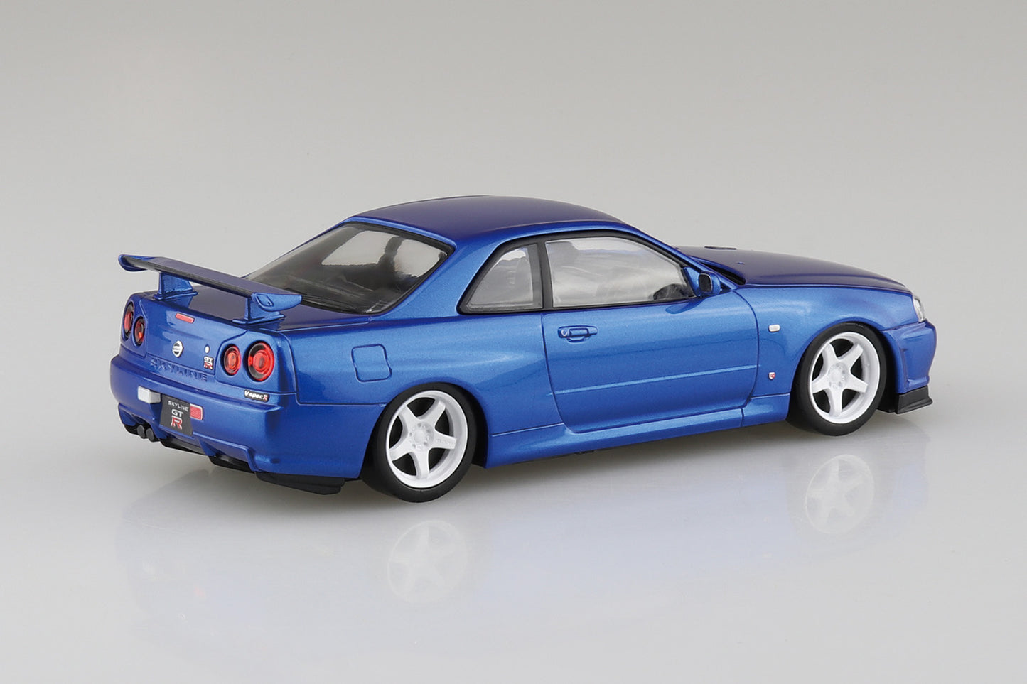 Aoshima 1/32 SNAP KIT #11-SP1 Nissan R34 Skyline GT-R Custom Wheel (Bayside Blue)