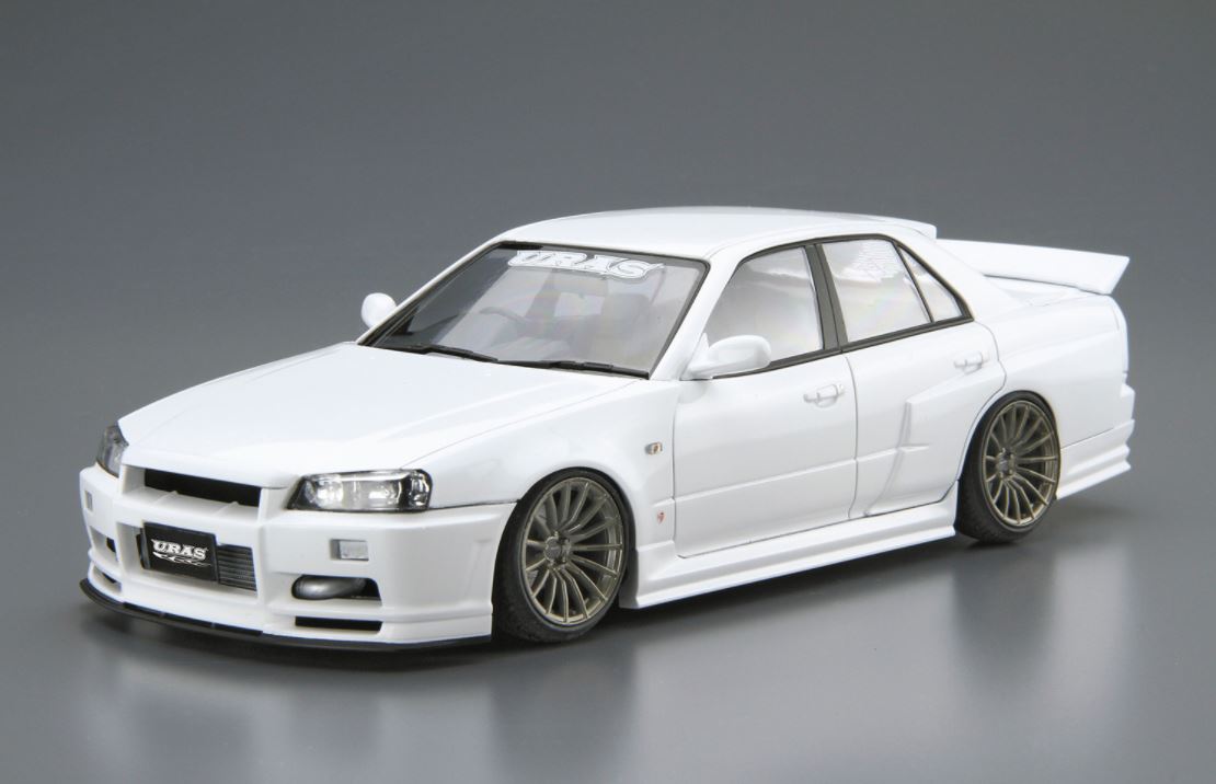 Aoshima 1/24 Nissan Uras ER34 Skyline Type-R '01