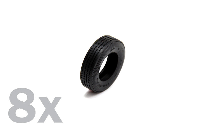 1:24 TRUCK RUBBER TYRES (8x)