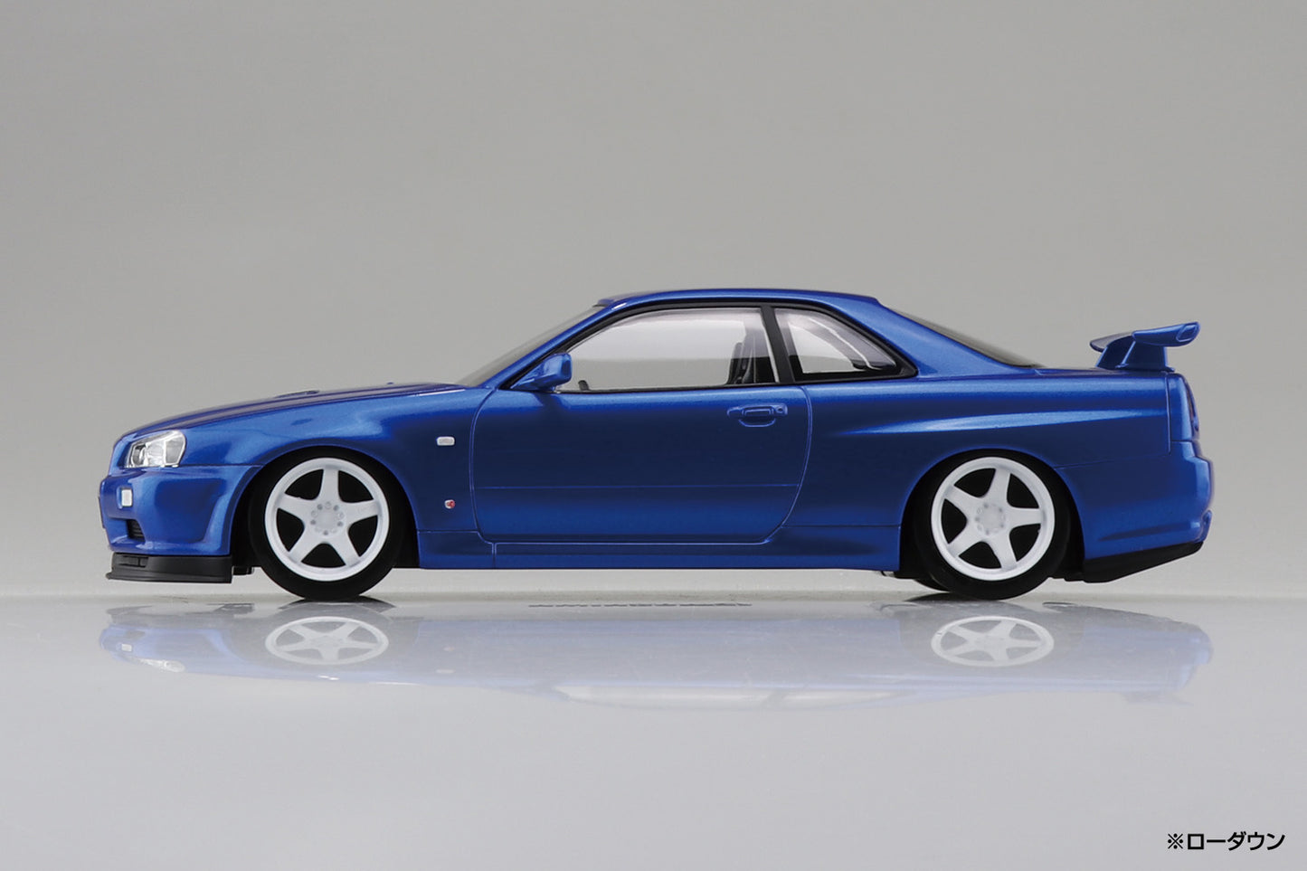 Aoshima 1/32 SNAP KIT #11-SP1 Nissan R34 Skyline GT-R Custom Wheel (Bayside Blue)