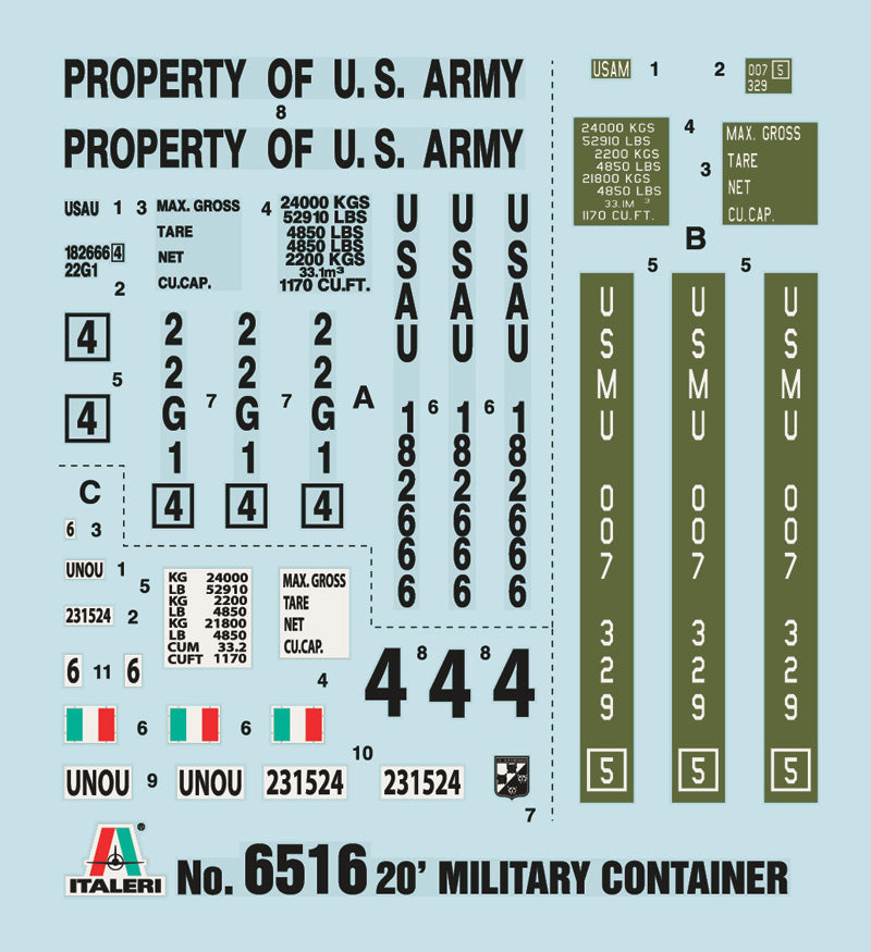 1:35 20 ' MILITARY CONTAINER