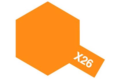 X-26 CLEAR ORANGE ACRLIC GLOSS