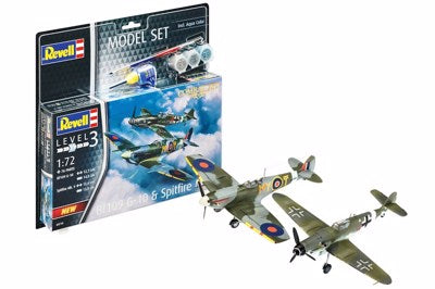 REVELL 1:72 Model Set Combat Set Bf109G-10