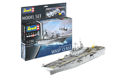 REVELL 1:700 Model Set Assault Carrier USS WASP CLASS