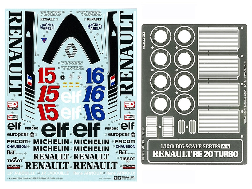 'R' 1/12 RENAULT RE-20 w/PE PARTS