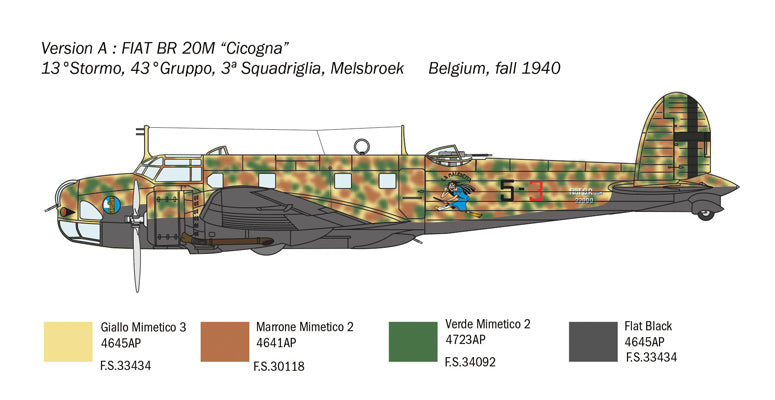 1:72 FIAT BR.20 CICOGNA BATTLE OF BRITAIN