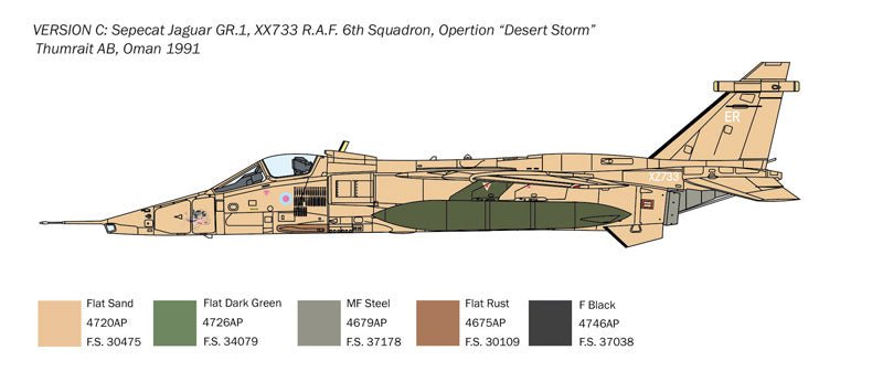 1:72 JAGUAR GR.1 Gr.3 RAF