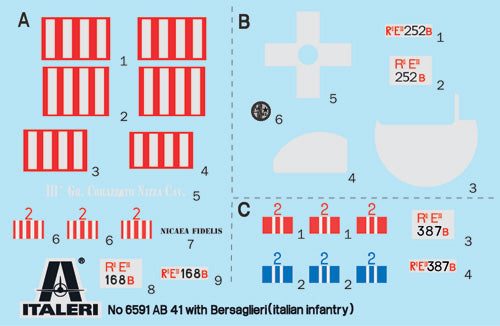 1:35 AB 41 W BERSAGLIERI ITALIAN INFANTRY
