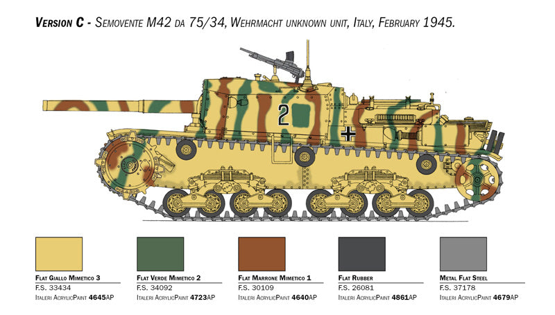 1:35 SEMOVENTE M42 DA 75/34