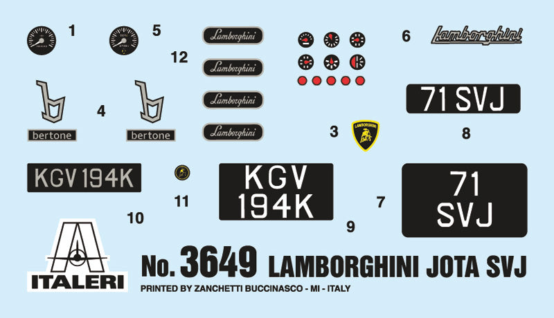 1:24 LAMBORGHINI MIURA JOTA SVJ