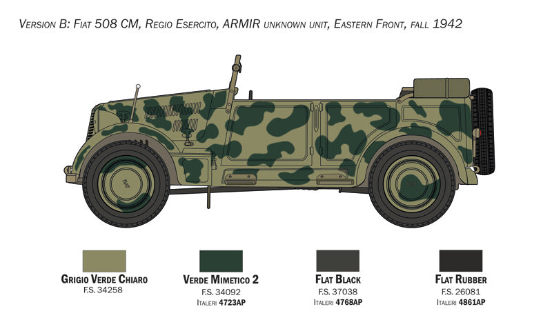 1:35 FIAT 508 CM "COLONIALE" WITH CREW