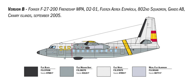 1:72 FOKKER F-27 SAR