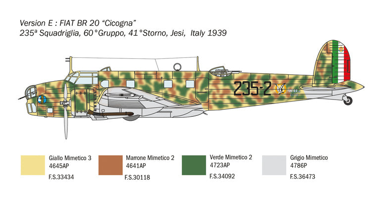 1:72 FIAT BR.20 CICOGNA BATTLE OF BRITAIN