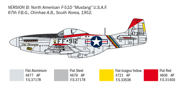 1:72 F-51D KOREAN WAR