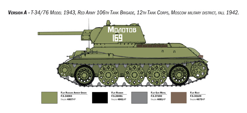 1:35 T-34/76 MOD. 43