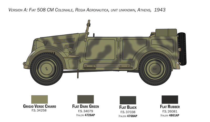 1:35 FIAT 508 CM "COLONIALE" WITH CREW