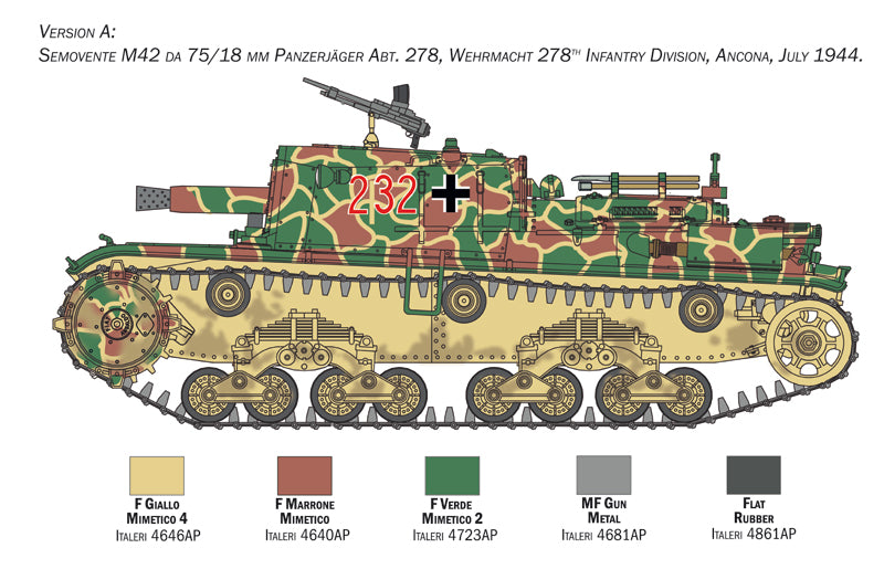 1:35 SEMOVENTE M42 DA 75/18 mm