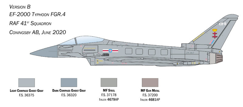 1:72 EUROFIGHTER TYPHOON EF-2000 in RAF
Service