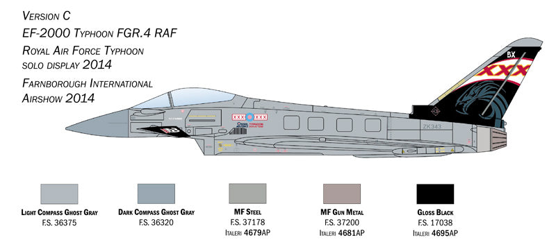 1:72 EUROFIGHTER TYPHOON EF-2000 in RAF
Service