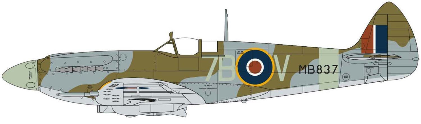 1:48 Supermarine Spitfire Mk.XII