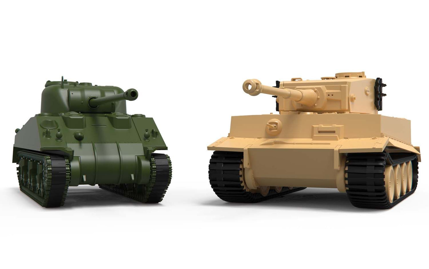 1:72 Classic Conflict Tiger 1 vs Sherman