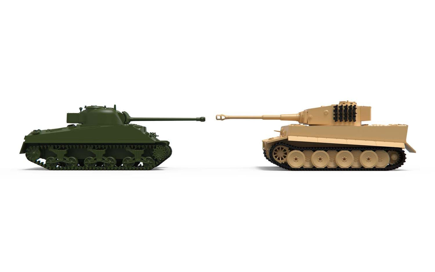 1:72 Classic Conflict Tiger 1 vs Sherman