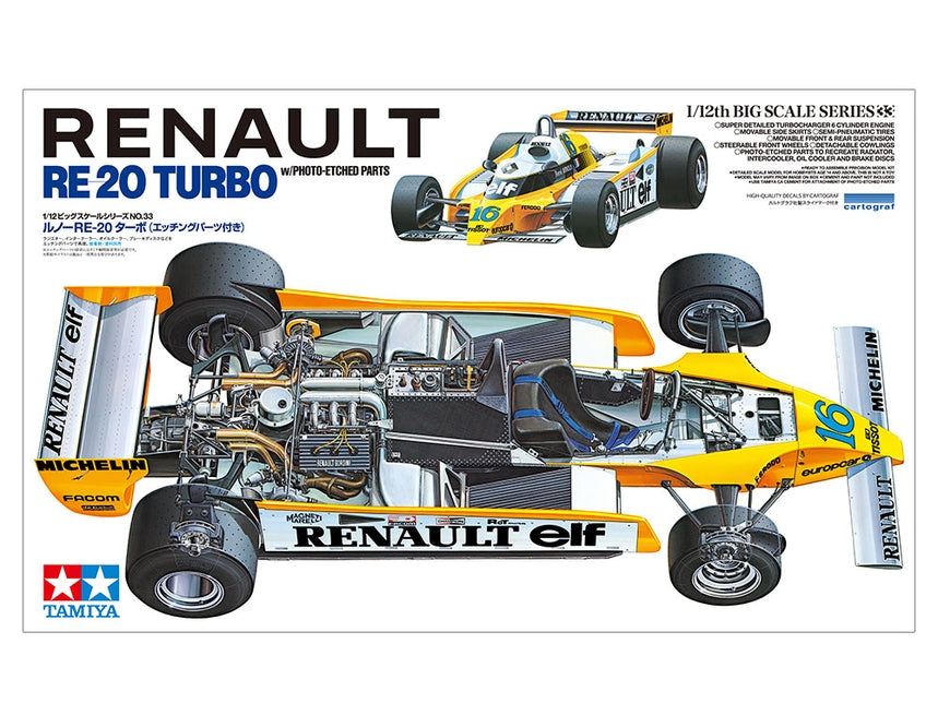 'R' 1/12 RENAULT RE-20 w/PE PARTS