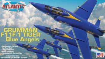 AAN0169   —  1/155 US Navy Blue Angels F11F1 Tiger Fighter (formerly Revell)