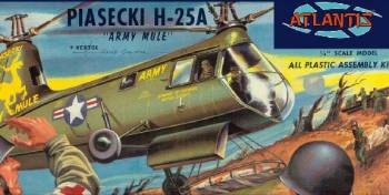 AAN0502   —  1/48 H25A Army Mule Helicopter (formerly Aurora)