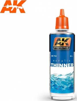 AKI712   —  Acrylic Thinner 60ml Bottle