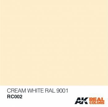 AKIRC002   —  Real Colors Acrylic Lacquer Paint 10ml Cream White