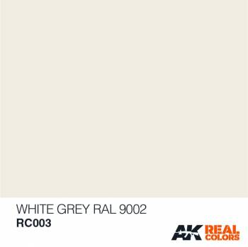 AKIRC003   —  Real Colors Acrylic Lacquer Paint 10ml White Grey