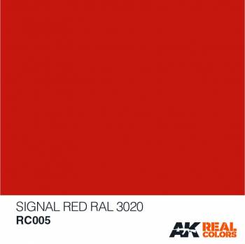 AKIRC005   —  Real Colors Acrylic Lacquer Paint 10ml Signal Red